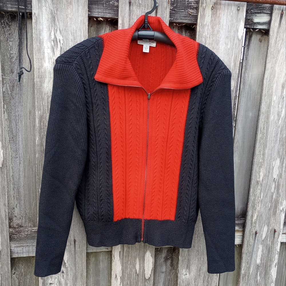 ST John Sport zip jacket Marie Gray L